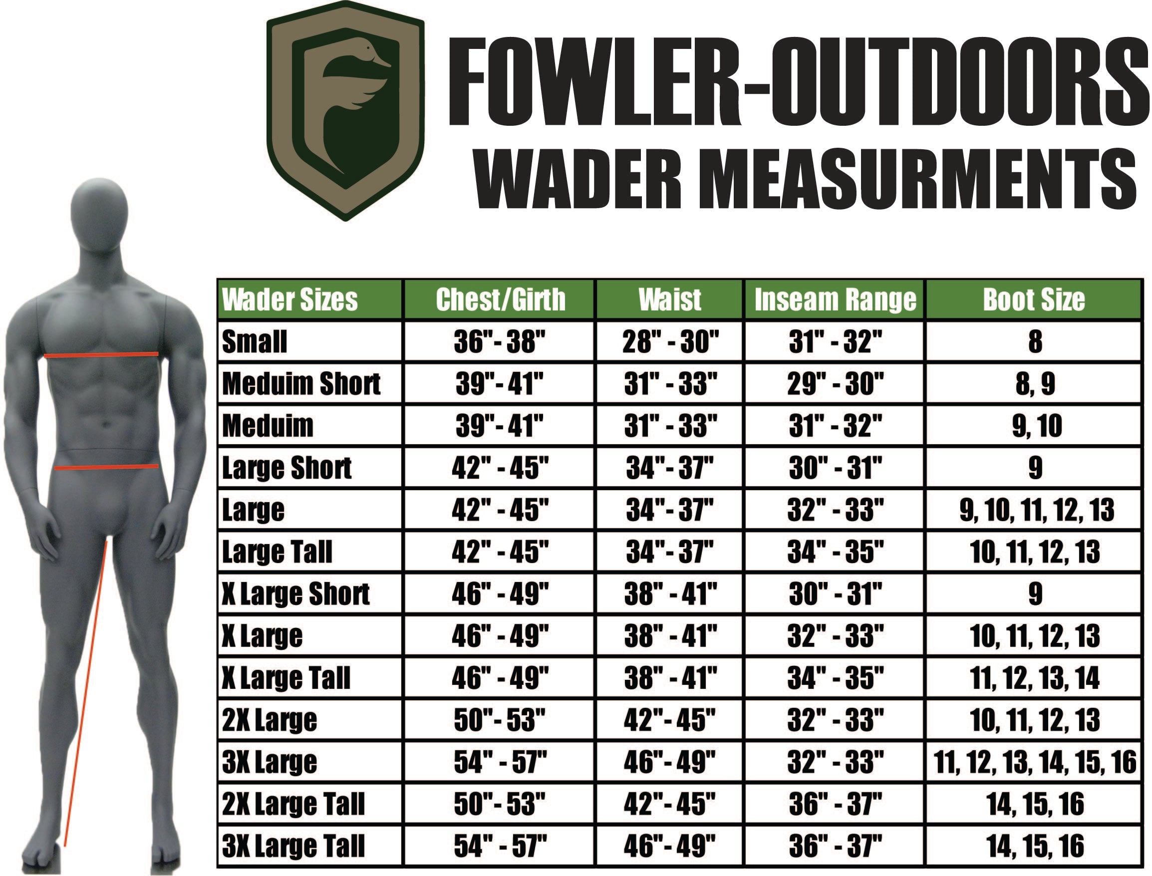 Hell's Half Acre Zip Waders – Fowler-Outdoors